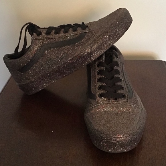 Vans Old Skool Rainbow Glitter Sneakers - Picture 2 of 7